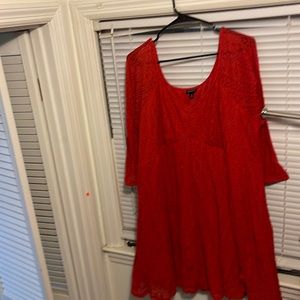 Red dress perfect date night dress